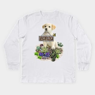 Puppy for sale Kids Long Sleeve T-Shirt